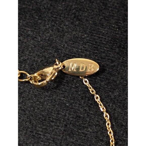 MDB Marina De Buche Celestial Chain Bracelet Gold Tone Moon Stars 7.5" - Picture 4 of 6